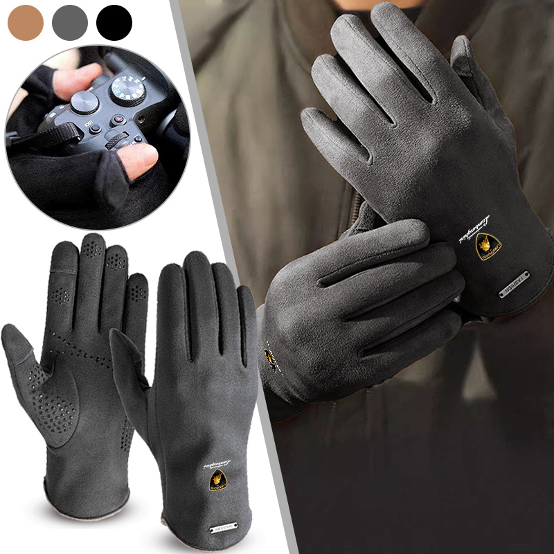 Motorcycle Gear Gloves - Gants antidérapants pour moto, autocollants chauffants,