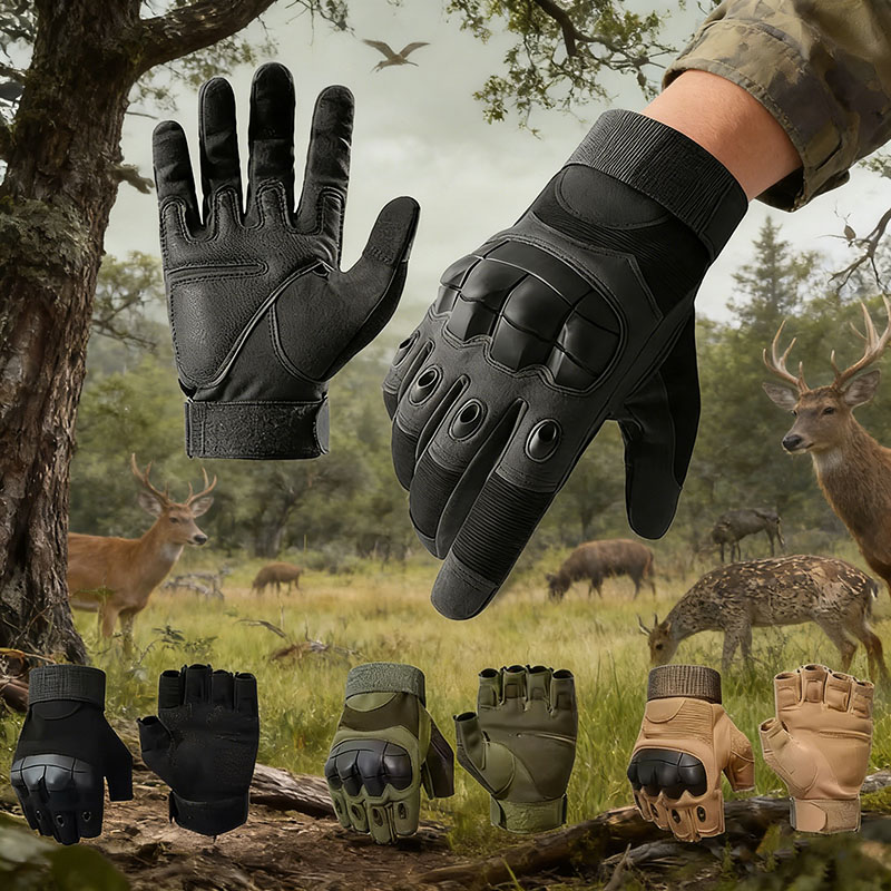 Motorcycle Gear Gloves - Gants tactiques pour moto, camping, cyclisme,