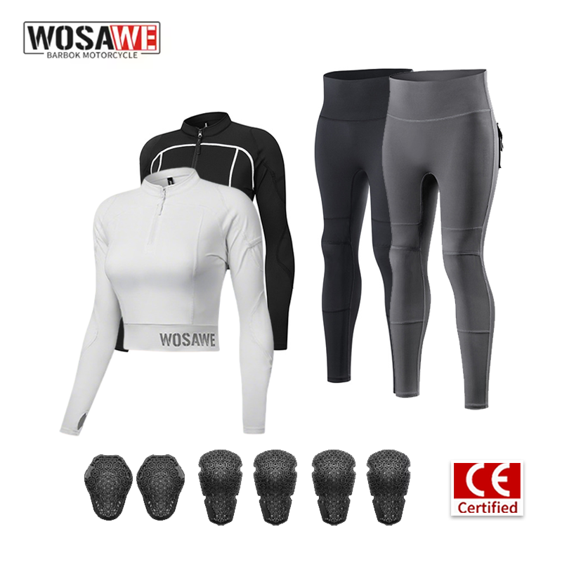 Motorcycle Gear Women Pants - Combinaison de moto pour femmes WOSAWE,