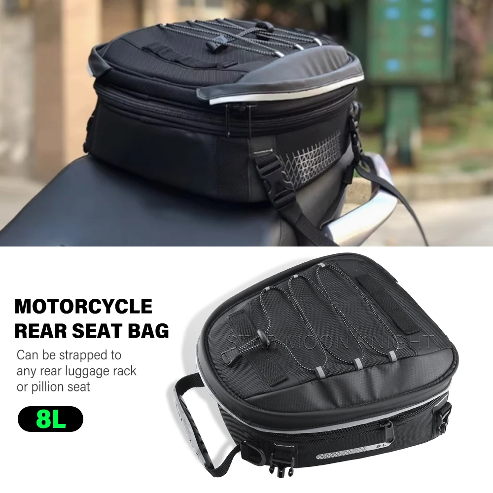 Tail Bag Rack - Sac de siège arrière de moto,
