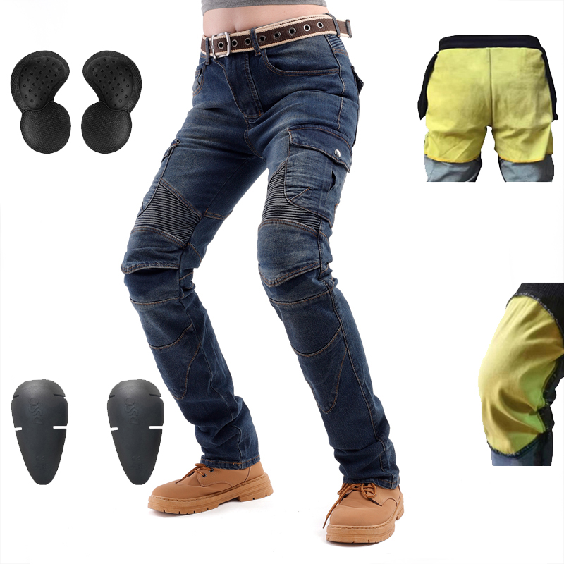 Kevlar moto jean femmes Motocr - Motorcycle Gear Women Pants avis et prix