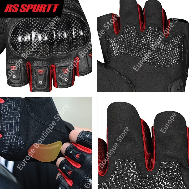 Gants de moto demi-doigts été  - Motorcycle Gear Gloves avis et prix