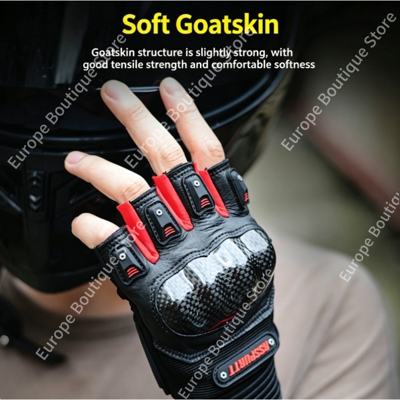 Gants de moto demi-doigts été  - Motorcycle Gear Gloves avis et prix