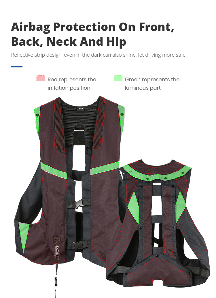 Gilet airbag de motocross en n - Motorcycle Gear With Airbag avis et prix