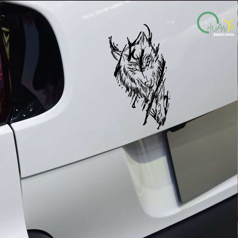 Autocollants de voiture loup m - Motorcycle Gear Up avis et prix